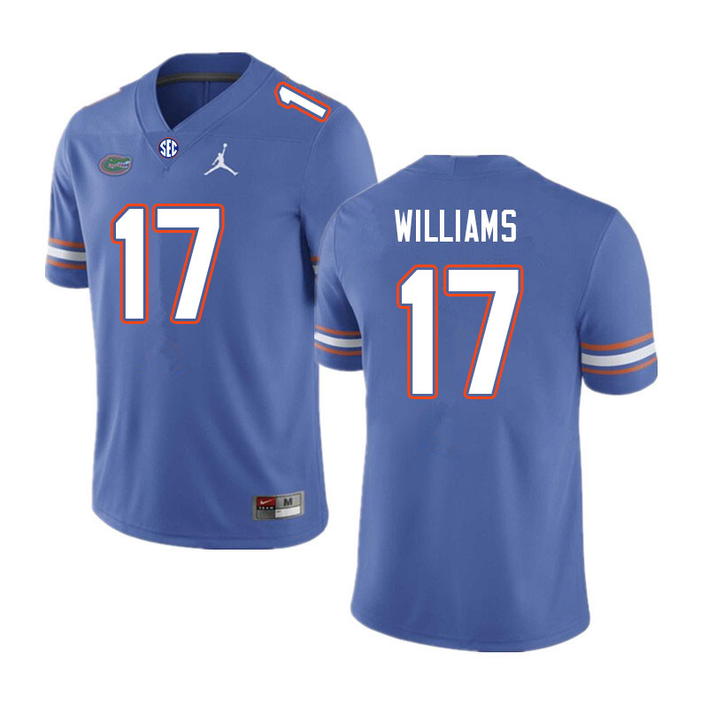 Men #17 Scooby Williams Florida Gators College Football Jerseys Sale-Royal